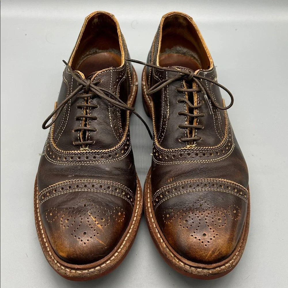 Allen Edmonds Cap-Toe Oxford with Dainite Rubber Sole Sz 12
